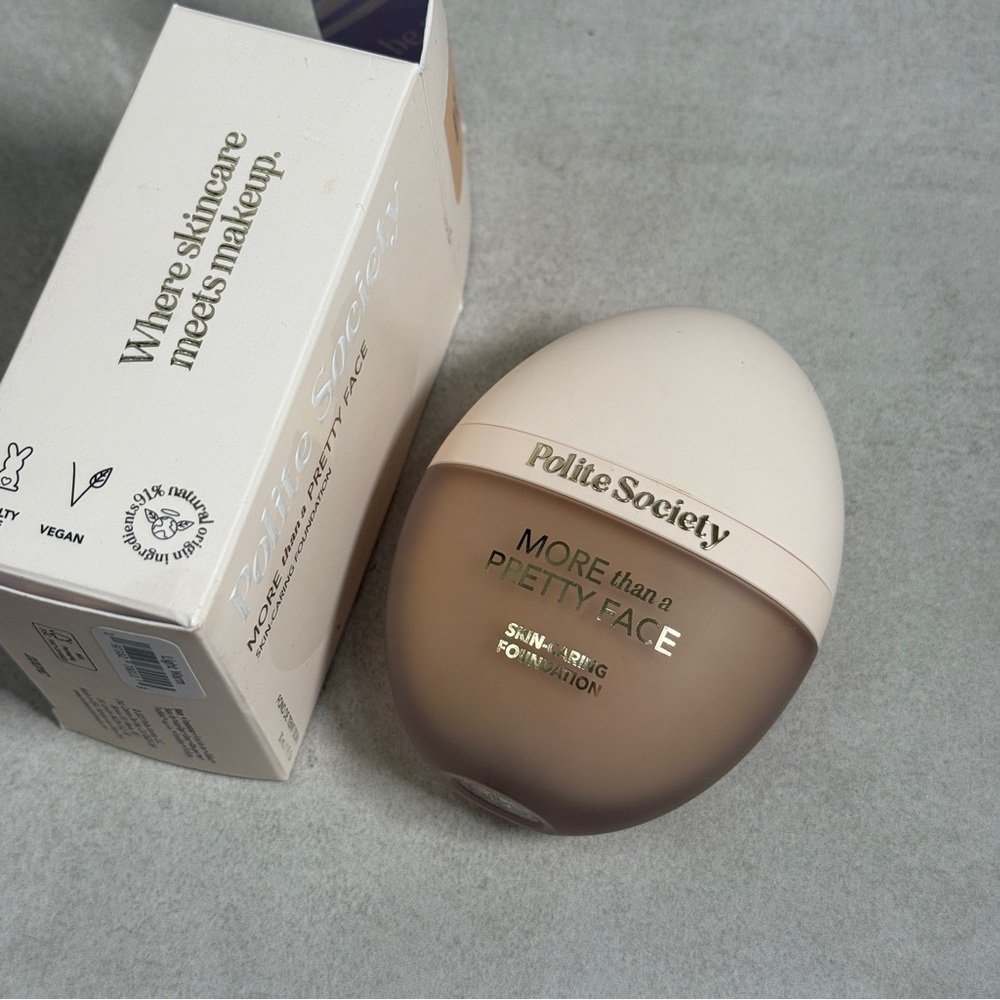 Polite Society More Than A Pretty Face Foundation Light Warm New - Picture 4 of 4